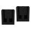 2Pcs Acrylic Paper Cup Holder Black Desktop Storage Rack 4