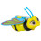 5Pcs Plastic Yellow Wind Up Bee Toy Cute Clockwork Animal for Party 2