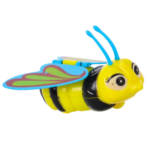 5Pcs Plastic Yellow Wind Up Bee Toy Cute Clockwork Animal for Party 1