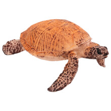 2Pcs Realistic Brown Lifelike Turtle Toys Miniature Plastic Figurines