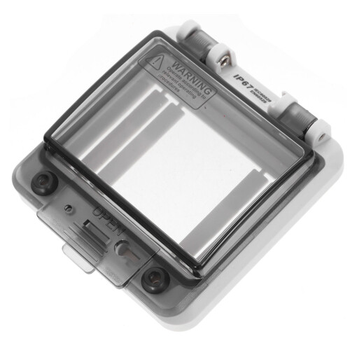 2Pcs Durable Pc Circuit Distribution Box Cover with Impact Resistance 1