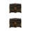 2Pcs Durable Plastic Pirate Treasure Chest Multi-Color Halloween Decor 4