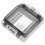 2Pcs Durable Pc Circuit Distribution Box Cover with Impact Resistance 3