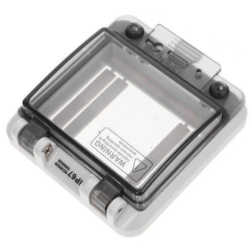 2Pcs Durable Pc Circuit Distribution Box Cover with Impact Resistance 2