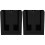 2Pcs Acrylic Paper Cup Holder Black Desktop Storage Rack 2