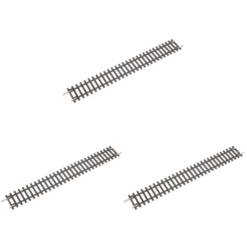 3Pcs Mini Plastic Railroad Track Model Coffee DIY Train Layout 2