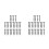 48Pcs Durable Plastic Inflatable Stakes Black Camping Ground Yard Pegs 3