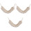 3Pcs Kitchen Storage Hammock Handwoven Cotton Fruit Hanging Basket 5