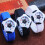 2Pièces Enfants Silicone Noir Football Durable 10