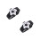 2Pièces Enfants Silicone Noir Football Durable 9