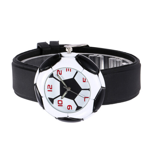 2Pièces Enfants Silicone Noir Football Durable 2