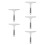 5Pcs Comfortable Grip Plastic Squeegee for Shower and Window Cleaning 9
