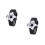 2Pièces Enfants Silicone Noir Football Durable 7