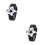 2Pièces Enfants Silicone Noir Football Durable 8