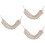 3Pcs Kitchen Storage Hammock Handwoven Cotton Fruit Hanging Basket 8