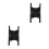 2Pcs Black PU Sword Belt Adjustable Double Shoulder Strap for Cosplay 10