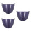 3Pcs Visor Replacement Dark Blue Motorcycle Lens 8