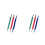 6Pcs Stretchy Glasses Strap Assorted Colors Swimming Goggles Holder 4