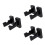3Pièces Support En Bambou Noir Pour Batte Baseball, Fixation Murale 4