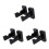 3Pièces Support En Bambou Noir Pour Batte Baseball, Fixation Murale 6