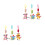 6Pcs Bed Plush Animal Nursery Hanging 4