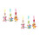 6Pcs Bed Plush Animal Nursery Hanging 5