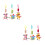 6Pcs Bed Plush Animal Nursery Hanging 9