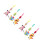 6Pcs Bed Plush Animal Nursery Hanging 8