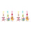 6Pcs Bed Plush Animal Nursery Hanging 10