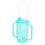 2Pcs -Blue Elderly Water Cups with Measurement and Handles 1