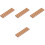 4Pièces Support Domino En Bois Clair Pour Jeux De Table Et Décoration 5