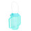 2Pcs -Blue Elderly Water Cups with Measurement and Handles 2