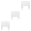 3Pcs Self Standing Transparent Sneeze Guard Board for Table Use 5