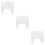 3Pcs Self Standing Transparent Sneeze Guard Board for Table Use 7