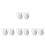 8Pcs Miniature White Ceramic Sauce Jug Milk Pitcher Mini Kitchen Props 6