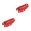 2Pcs Multi-Functional Red Iron Hydraulic Jack Handle Connector 9