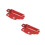 2Pcs Multi-Functional Red Iron Hydraulic Jack Handle Connector 8
