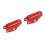 2Pcs Multi-Functional Red Iron Hydraulic Jack Handle Connector 4