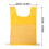 2Pcs Yellow Physical Exercise Vest Polyester with Pockets for Children 10