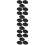 20Pcs Black Plastic Basket Label Clip on Reusable Mini Chalkboard 10