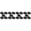 20Pcs Black Plastic Basket Label Clip on Reusable Mini Chalkboard 6