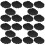 20Pcs Black Plastic Basket Label Clip on Reusable Mini Chalkboard 7