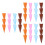 36Pcs Assorted Color Fake Ice Cream Cone Props Realistic PVC Models 4