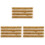 3Sets Durable Plastic Static Grass Strip Model Golden Landscape 2