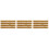 3Sets Durable Plastic Static Grass Strip Model Golden Landscape 4