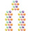 50Pcs Simulation Macaron Models PVC Assorted Colors Decorative Props 9