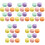 50Pcs Simulation Macaron Models PVC Assorted Colors Decorative Props 6