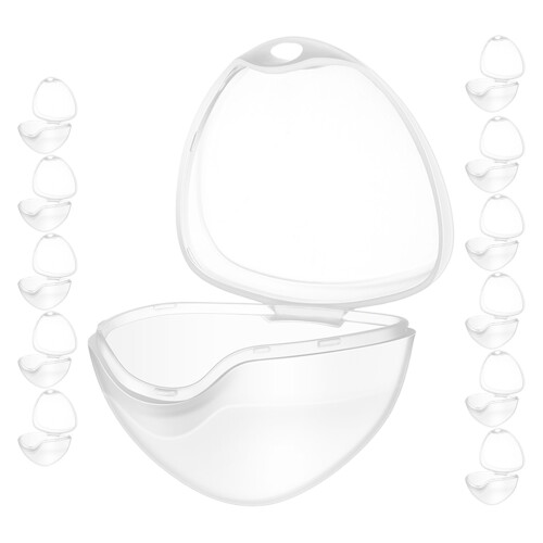 36Pcs Infant Pacifier Organizer Portable Clear Storage Box Durable