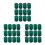 36Pcs Saxophone Felt Column Key Positioning Durable Green 7