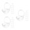 36Pcs Infant Pacifier Organizer Portable Clear Storage Box Durable 4